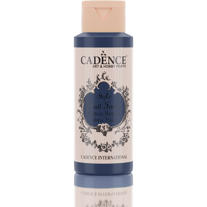 Cadence Style Mat Textielverf 59 ml Donker Blauw