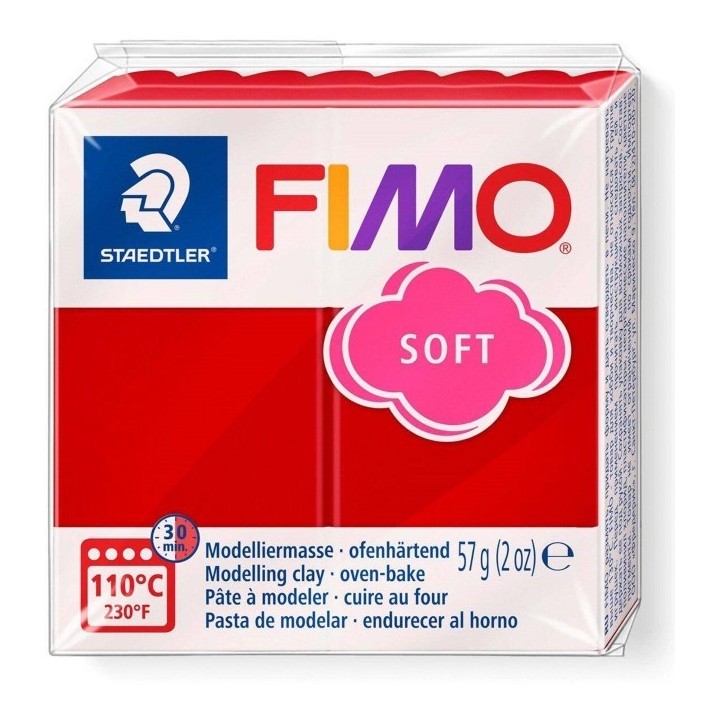 FIMO® Soft 57 gr kersenrood