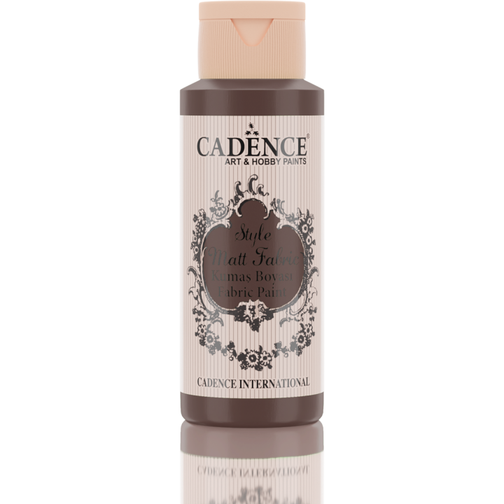 Cadence Style Mat Textielverf 59 ml Donkerbruin