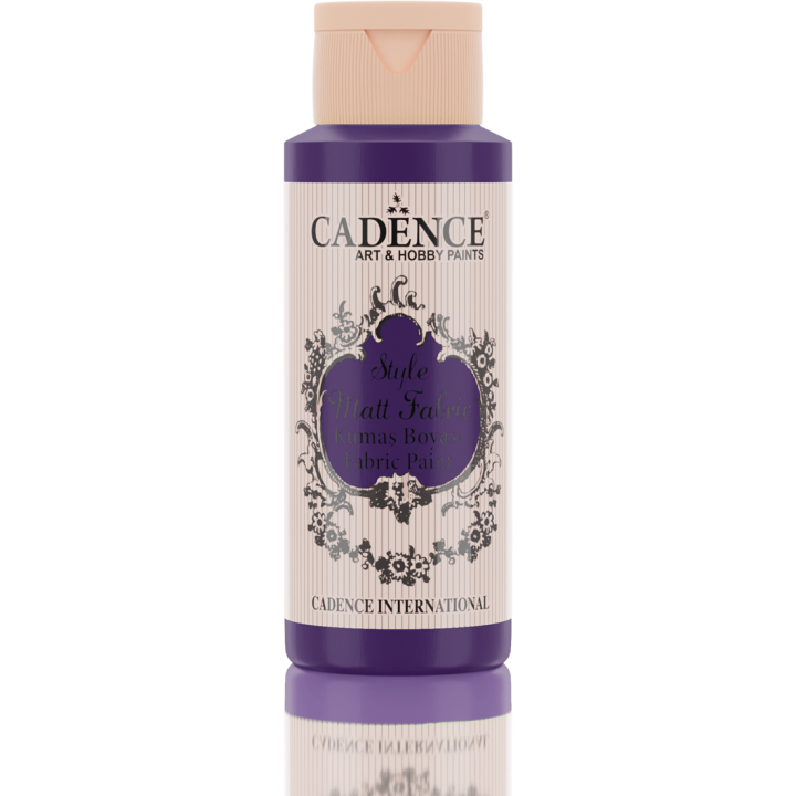 Cadence Style Mat Textielverf 59 ml Donkerpaars