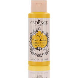 Cadence Style Mat Textielverf 59 ml Geel