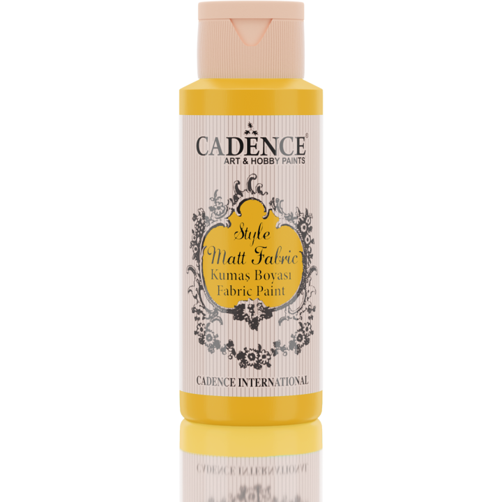 Cadence Style Mat Textielverf 59 ml Geel