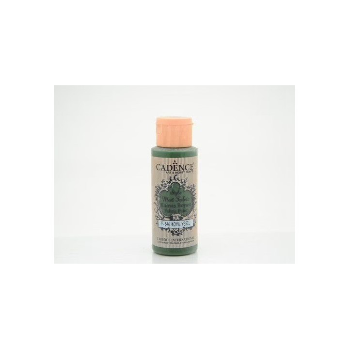Cadence Style Mat Textielverf 59ml Dark Green