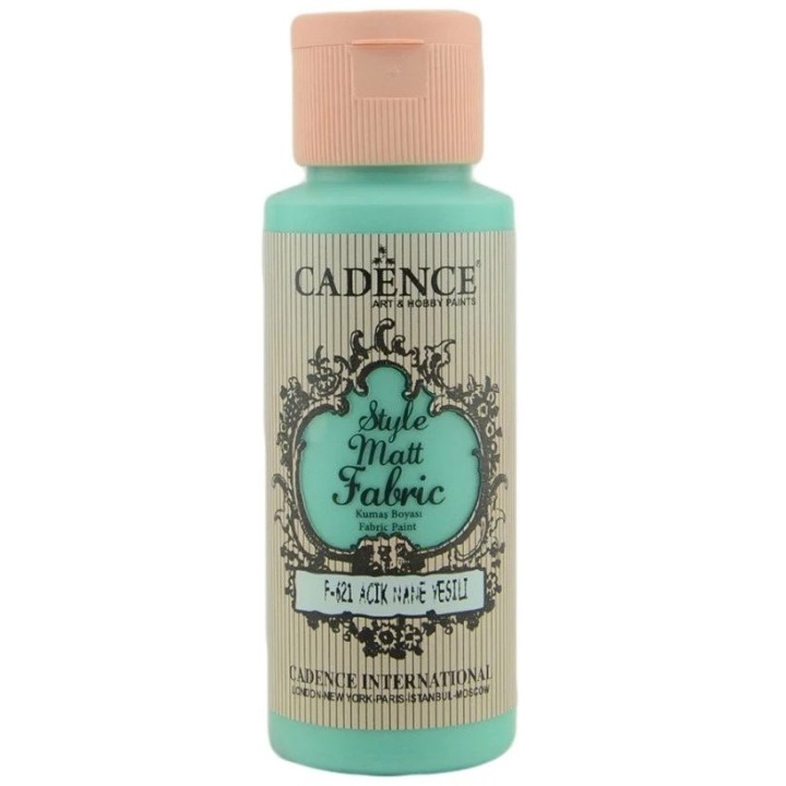 Cadence Style Mat Textielverf 59ml Light Mint Green