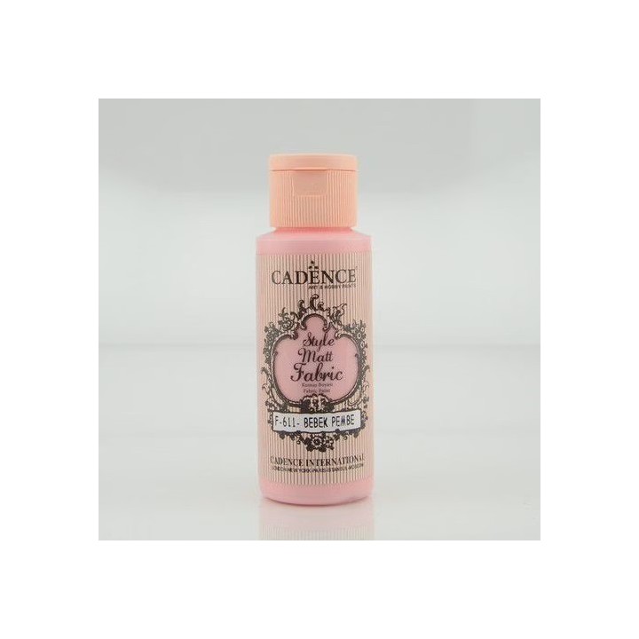 Cadence Style Mat Textielverf 59ml Pastel Pink