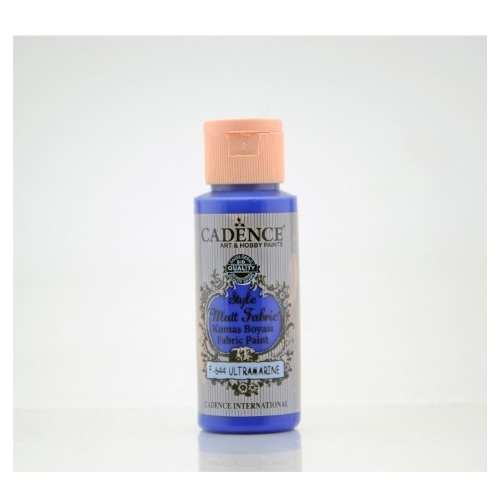 Cadence Style Mat Textielverf 59ml Ultramarine