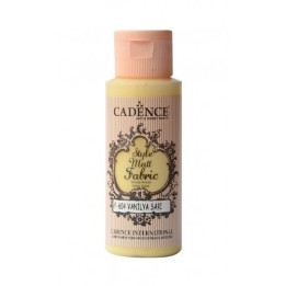 Cadence Style Mat Textielverf 59ml Vanilla Yellow