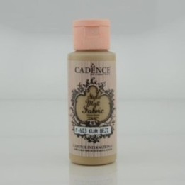 Cadence Style Mat Textielverf 59ml Zandbeige