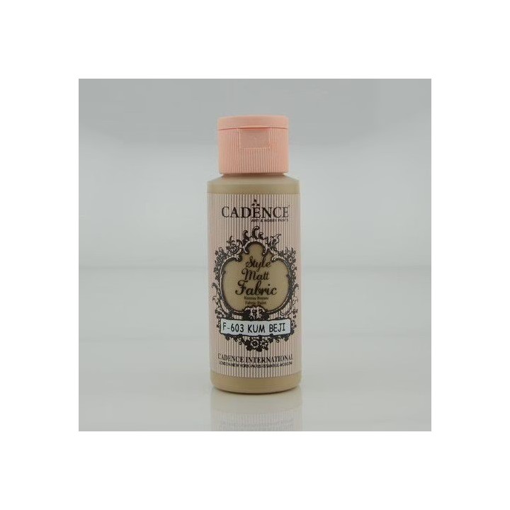 Cadence Style Mat Textielverf 59ml Zandbeige