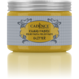 Cadence Textiel Glittereffect Relief Pasta 150 ml Goud