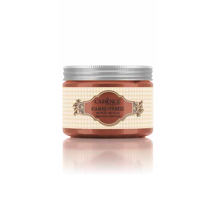 Cadence Textiel Metallic Relief Pasta 150 ml Koper