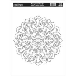 Cadence Textiel Transfer 25x35 cm Mandala Outline FCT-02