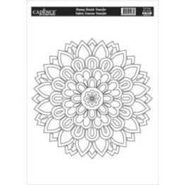 Cadence Textiel Transfer 25x35 cm Mandala Outline FCT-04