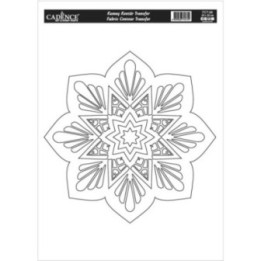 Cadence Textiel Transfer 25x35 cm Mandala Outline FCT-06