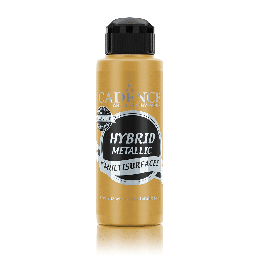 Cadence hybrid acrylverf metallic 120ml goud