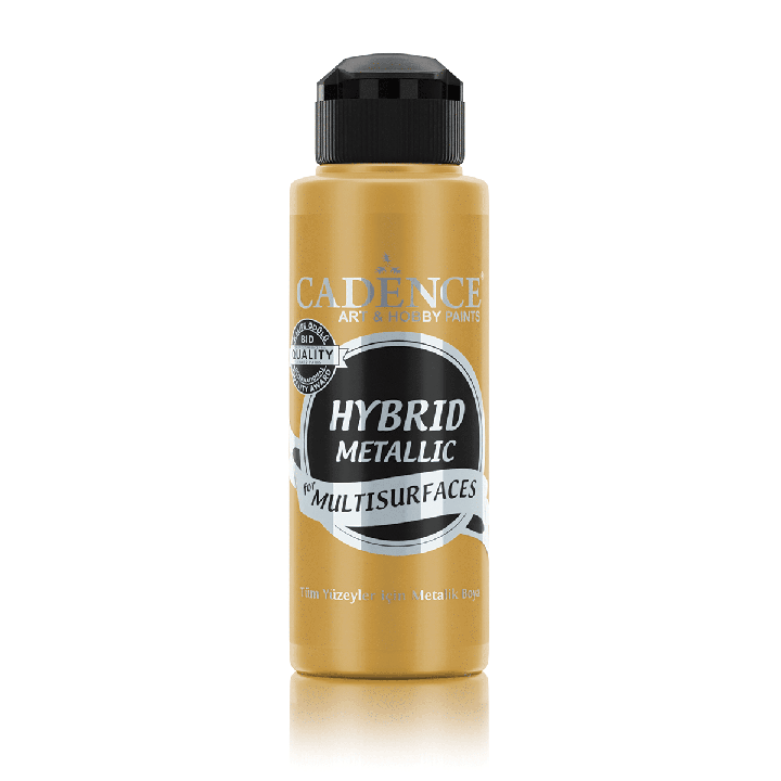 Cadence hybrid acrylverf metallic 120ml goud