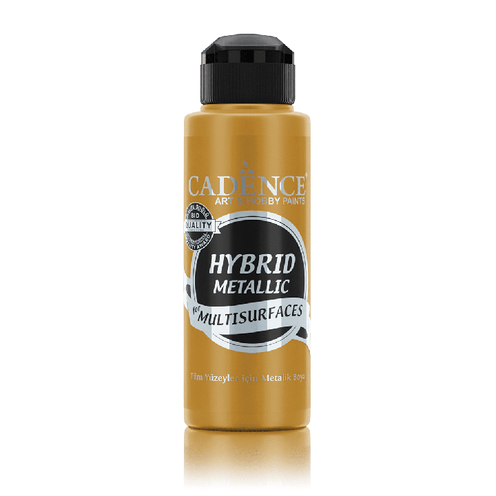 Cadence hybrid acrylverf metallic 120ml antiek goud