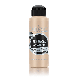 Cadence hybrid acrylverf metallic 120ml champagne