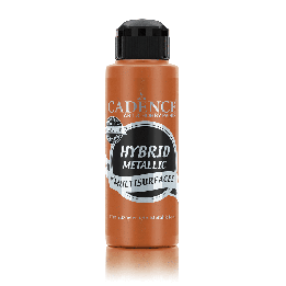 Cadence hybrid acrylverf metallic 120ml koper