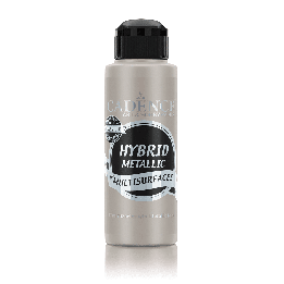 Cadence hybrid acrylverf metallic 120ml platina
