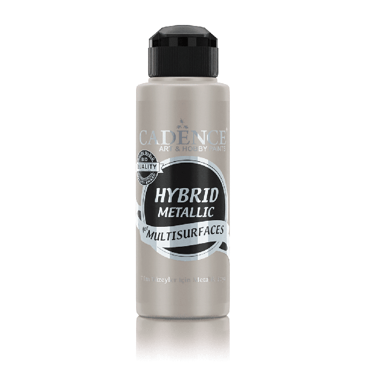 Cadence hybrid acrylverf metallic 120ml platina