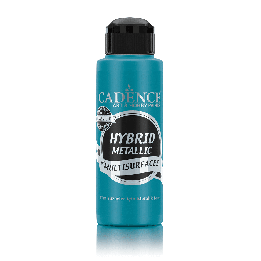 Cadence hybrid acrylverf metallic 120ml turquoise