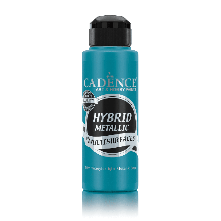 Cadence hybrid acrylverf metallic 120ml turquoise