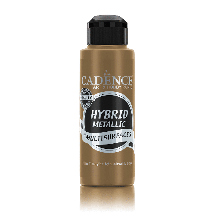 Cadence hybrid acrylverf metallic 120ml oud goud