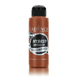 Cadence hybrid acrylverf metallic 120ml antiek donker koper