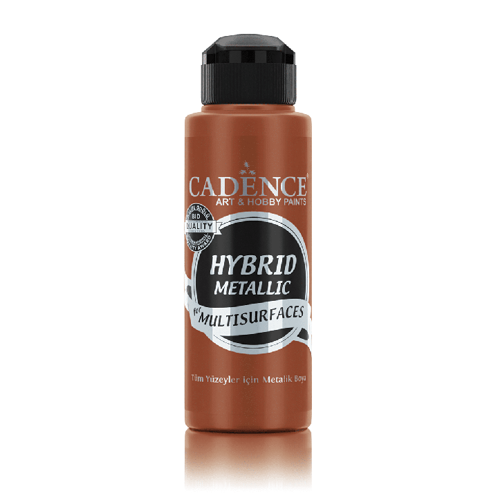 Cadence hybrid acrylverf metallic 120ml antiek donker koper