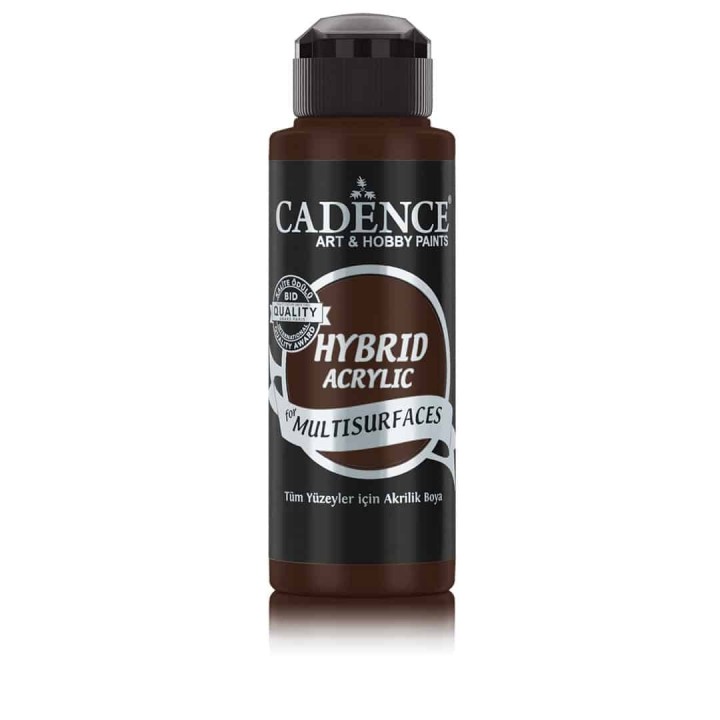 Cadence hybrid acrylverf 120ml dark brown