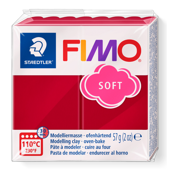 FIMO® Soft 57 gr kersenrood