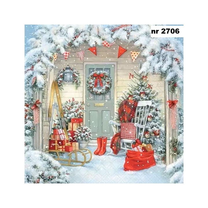 Doorstep Surprise servet 33x33cm