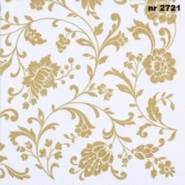 Arabesque gold-white servet 33x33cm