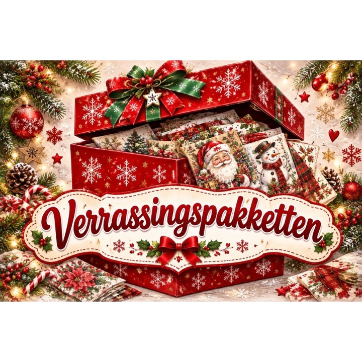 Verrassingspakket 3: 45 servetten kerst
