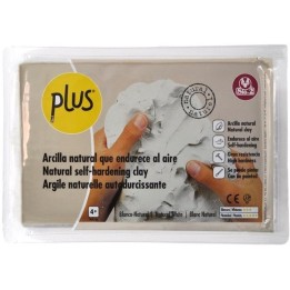 Plus Luchtdrogende Klei 1kg Naturel Wit