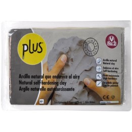 Plus Luchtdrogende Klei 1kg Beton Grijs