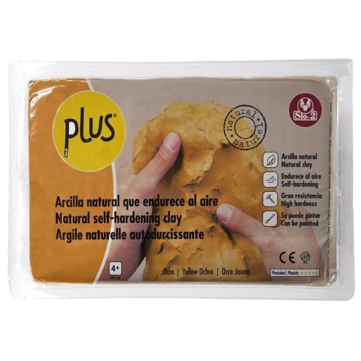 Plus Luchtdrogende Klei 1kg Okergeel