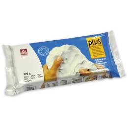 Plus Luchtdrogende Klei 500gr Naturel Wit