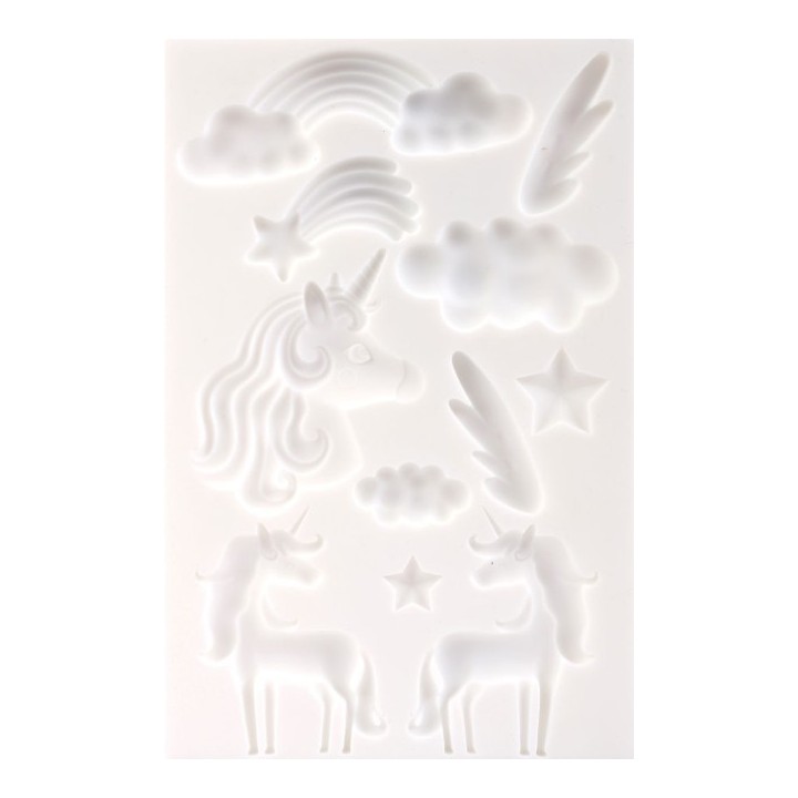 GC Siliconen Mal 20x13 cm Unicorn