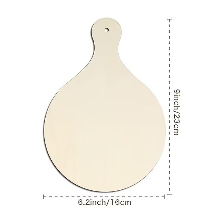 Serveerbord hout 23x16cm - 1 stuks