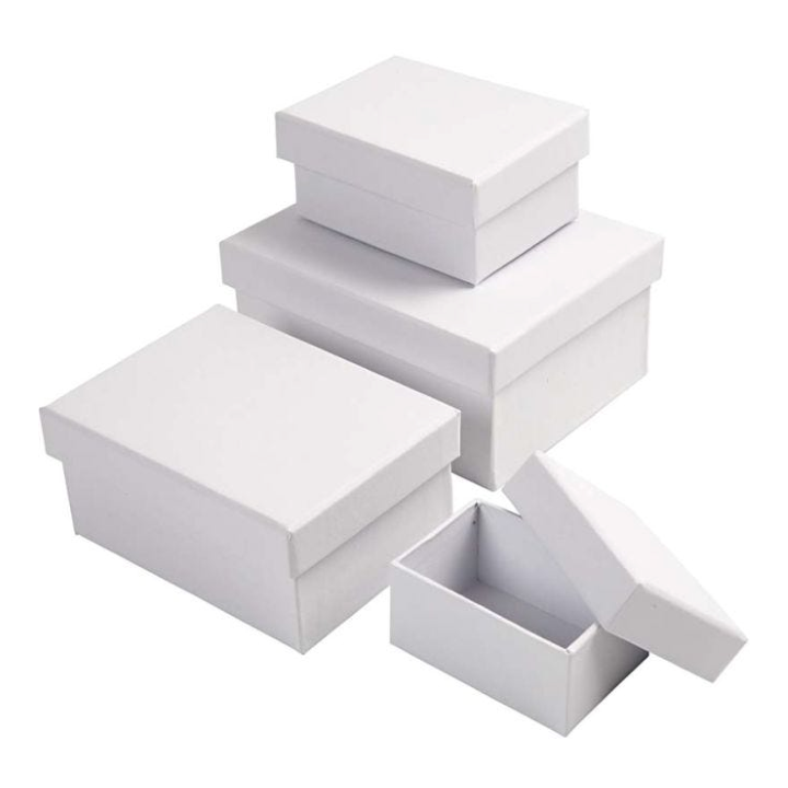 CC Rechthoekige dozen 4 stuks