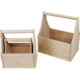 CC Houten flessenhouder 3 stuks