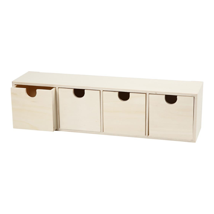 CC Houten ladekast 9,2x34,7cm