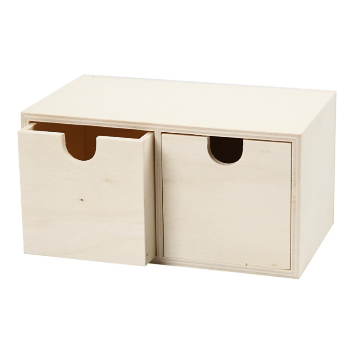 CC Houten ladenkast 9,2x17,7cm