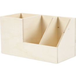 CC Houten pennenbak 11x20cm