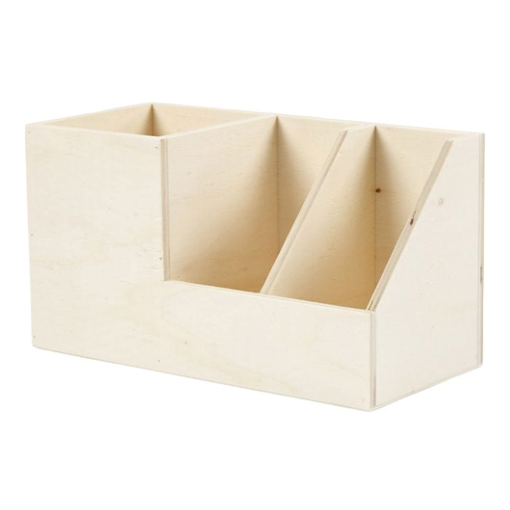 CC Houten pennenbak 11x20cm