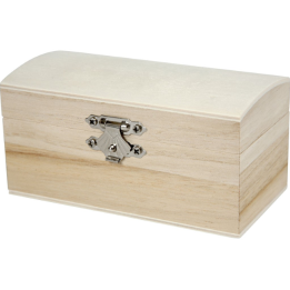 CC Houten schatkist 11,5x5,8x5,8cm