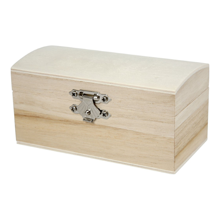 CC Houten schatkist 11,5x5,8x5,8cm