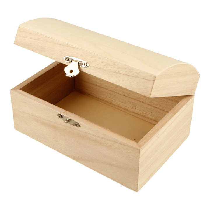 CC Houten schatkist 21,5x15,8x10,6cm